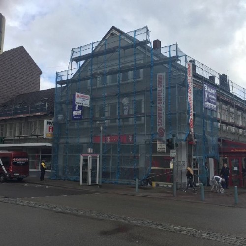 Brasserie während der Arbeiten